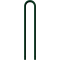 Universalb�jle | st�lr�r | � 48 / � 60 mm | til indst�bning i beton | st�lr�r � 48 x 2,5 mm samlet bredde: ca. 300 mm samlet h�jde: ca. 1400 mm | varmgalvaniseret og lakeret farve: gr�n (RAL 6005)